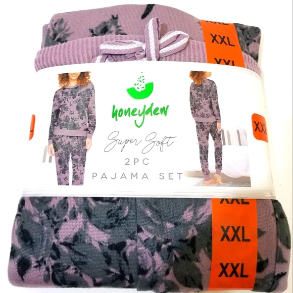 Honeydew Pajama Set XXL Amethyst Floral New - Picture 1 of 6